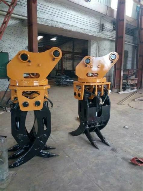 mini excavator brush grapple|rotating coupler for mini excavator.